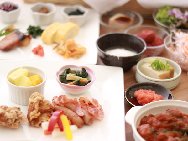 充実した朝食メニュー