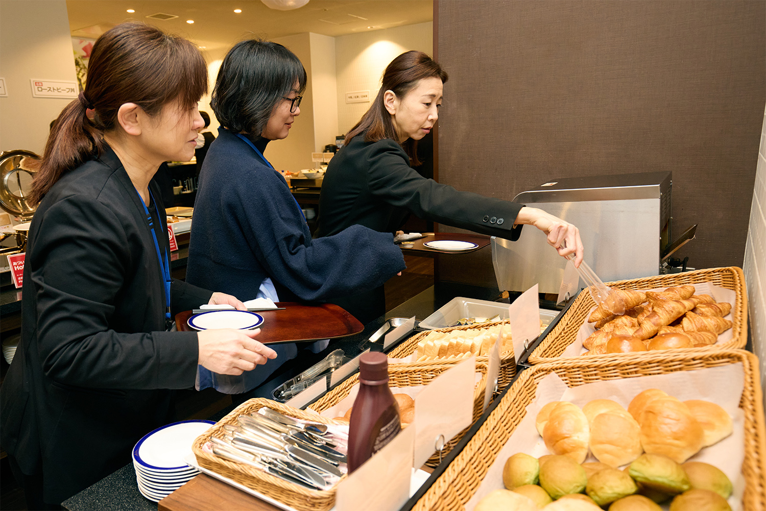 パンの種類も豊富です